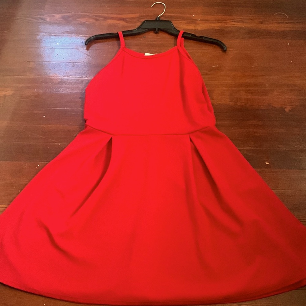 A red dress